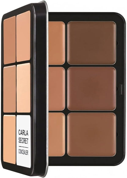 Carla Secret Concealer & contour Palette 12 cream shades