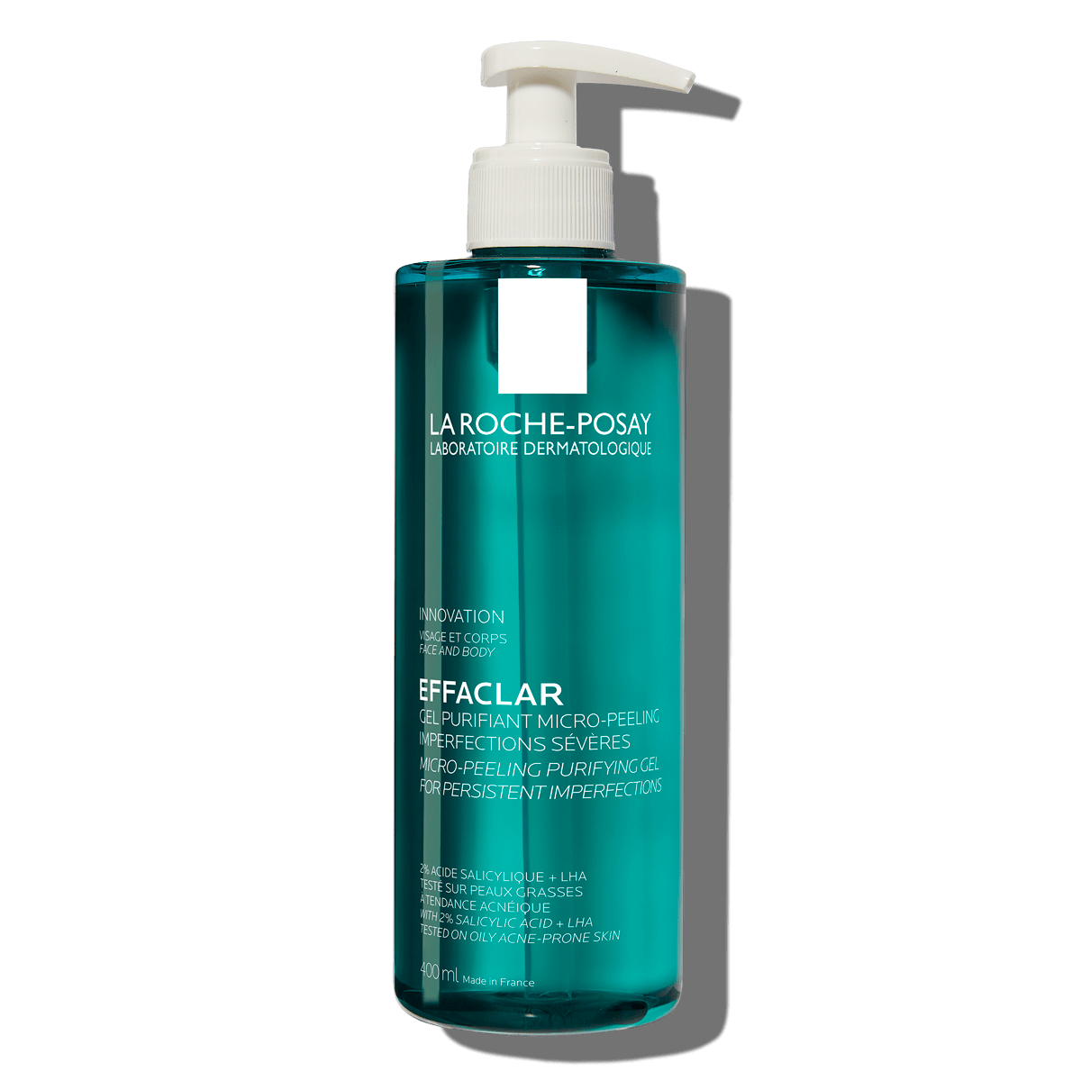 La Roche Posay EFFACLAR Micro Peeling Purifying Gel cleanser  (pump)