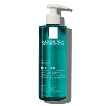 La Roche Posay EFFACLAR Micro Peeling Purifying Gel cleanser  (pump)