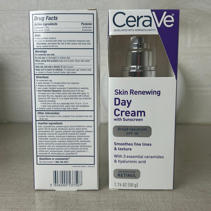 Cerave Skin Renewing Day Cream With Sunscreen SPF 30