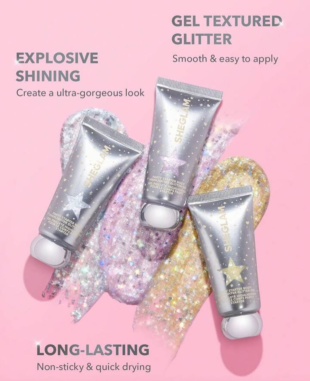 SHEGLAM Body Highlighter Glitter Gel Party Starter