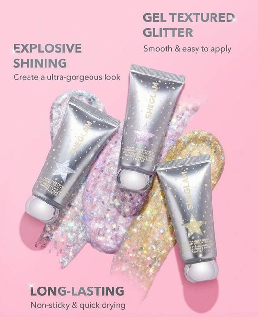 SHEGLAM Body Highlighter Glitter Gel Party Starter