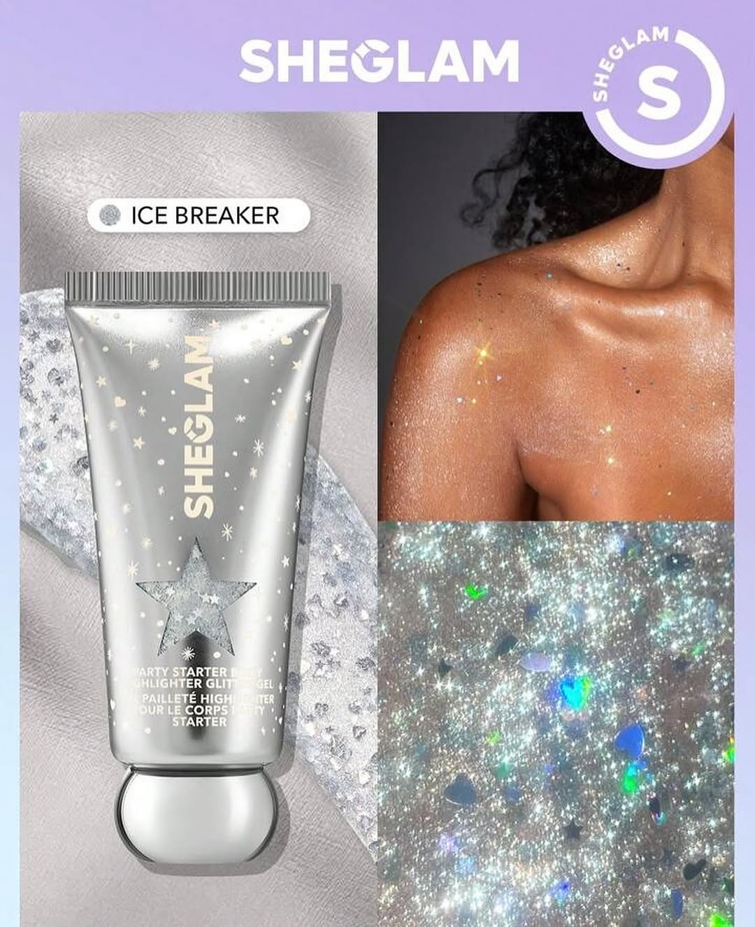 SHEGLAM Body Highlighter Glitter Gel Party Starter