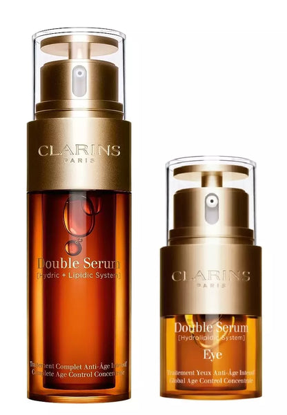 Double Serum Collection Set by Clarins for Women - 2 Pc Kit Set