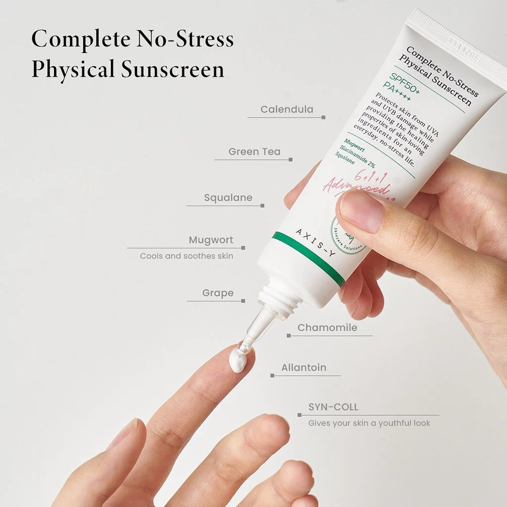 AXIS-Y Complete No Stress Physical Sunscreen SPF 50