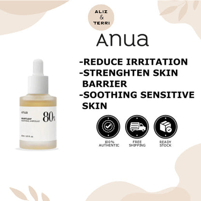 Anua Houttuynia Cordata 80% Moisture Soothing Ampoule