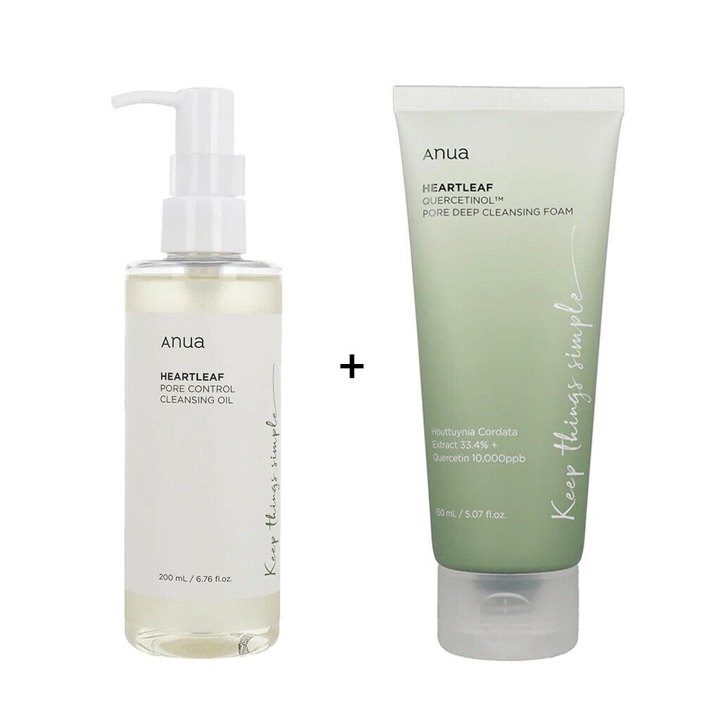 Anua Cleansing   bundle  SET (Cleansing Oil+Foam cleanser )