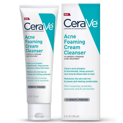 CeraVe Acne Foaming Cream Cleanser